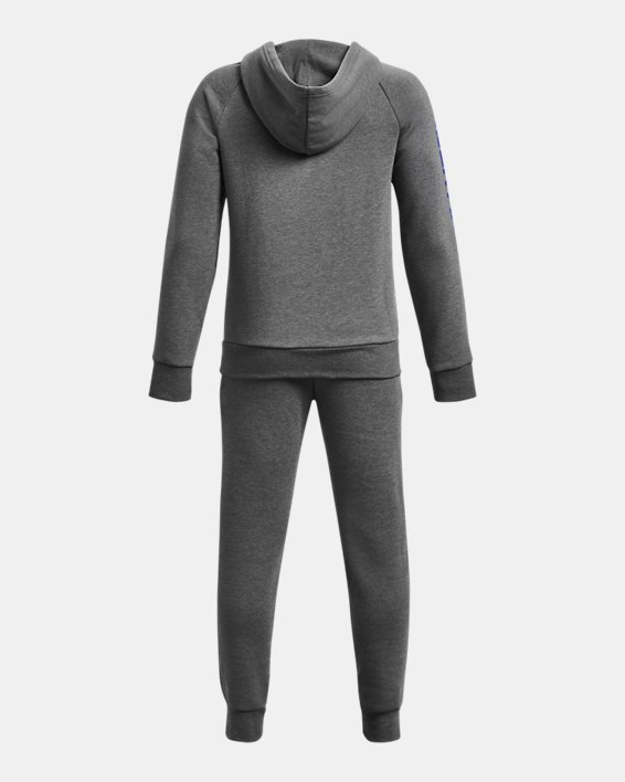 Boys' UA Rival Fleece Suit, Gray, pdpMainDesktop image number 1